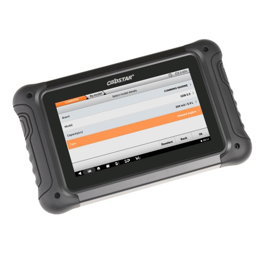 OBDSTAR ISCAN PRO CUMMINS (MARINE) Diagnostic Tool DC24V Input Supports Special Functions
