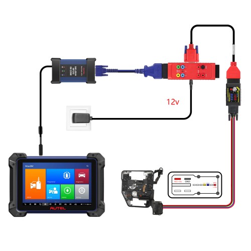 GODIAG G-A ECU TCU Cable for Connecting AUTEL IM608 IM508 with GT107/GODIAG ECU GPT Adapter to Read & Write Data