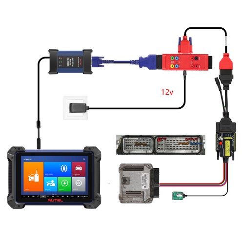 GODIAG G-A ECU TCU Cable for Connecting AUTEL IM608 IM508 with GT107/GODIAG ECU GPT Adapter to Read & Write Data