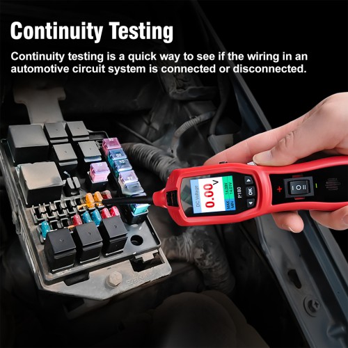 TopDiag P180 for 9-30 Volts Vehicle Electrical System Daignostics Injectors Test Support Cars, Pickups, SUVs, Motorcycles, Excavators, Steamships,