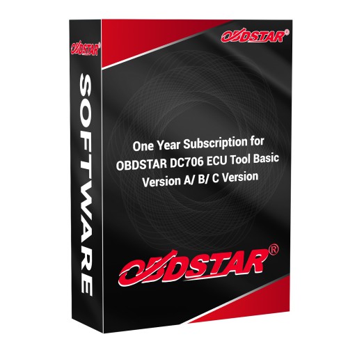 One Year Software Subscription for OBDSTAR DC706 Single Module A/ B/ C Version Update Service