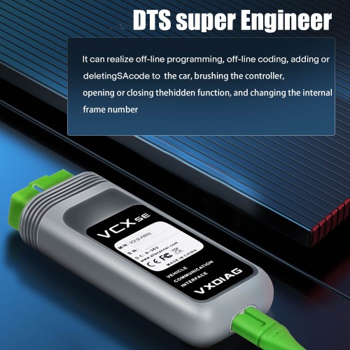 VXDIAG VCX SE DoIP for BENZ and VW 3 in 1 with Free DONET Authorization and 2TB SSD Pre-installed on Second-Hand Lenovo T440P Laptop