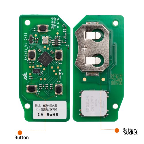 5pcs/lot Autel IKEYLR005AL Land Rover Style Smart Key 315/433 MHz 5 Buttons