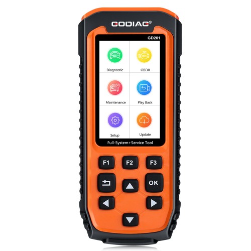 [US Ship Only] [Second-Handed] 90% GODIAG GD201 Professional OBDII All-makes Full System Diagnostic Tool with 29 Service ABS Airbag Oil Light