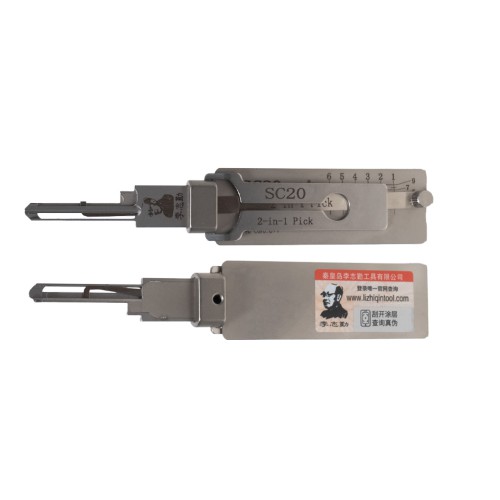 LISHI SC20 Civilian Tool  2-in-1 Pick & Decoder for Schlage L Keyway