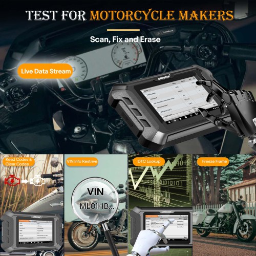 [US Ship] [Second-Handed] 90% New OBDSTAR iScan Harley Davidson Motorcycle Diagnostic Scanner Support Sevice Light Reset & Key Programming