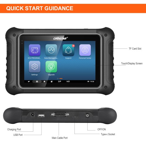 [US Ship] [Second-Handed] 95% New OBDSTAR DC706 ECU Tool Full Version for Car and Motorcycle ECU TCM BCM Programmer Cloning Tool by OBD Bench Boot