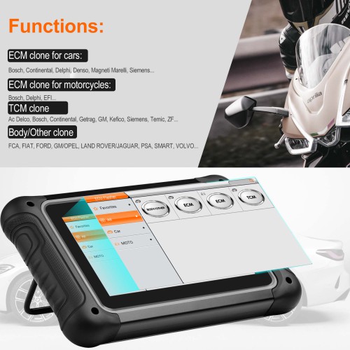 [US Ship] [Second-Handed] 95% New OBDSTAR DC706 ECU Tool Full Version for Car and Motorcycle ECU TCM BCM Programmer Cloning Tool by OBD Bench Boot