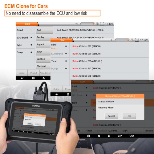 [US Ship] [Second-Handed] 95% New OBDSTAR DC706 ECU Tool Full Version for Car and Motorcycle ECU TCM BCM Programmer Cloning Tool by OBD Bench Boot