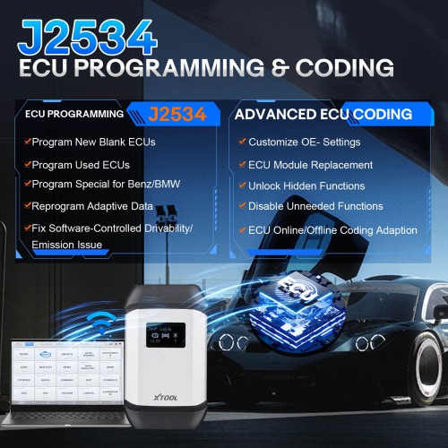 XTOOL X100 MAX2 with KC501 Immobilizer Key Programmer J2534 ECU Programming All System Car Diagnostic Tool 42+ Service Topology