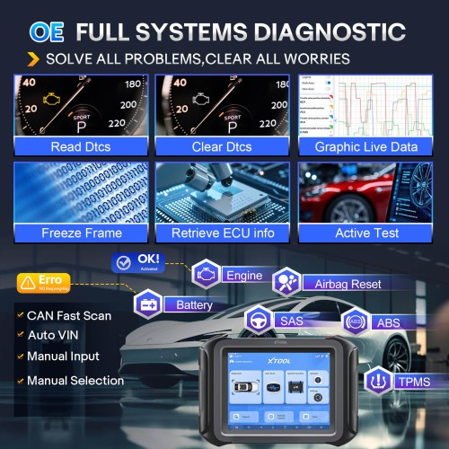 XTOOL X100 MAX2 with KC501 Immobilizer Key Programmer J2534 ECU Programming All System Car Diagnostic Tool 42+ Service Topology