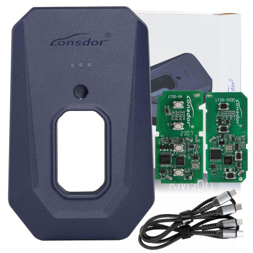 Lonsdor KW100 Suite with 2 Pieces of LT20 Universal Keys Support All Keys Lost & Adding Keys
