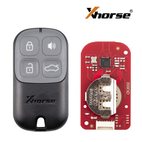 5Pcs/lot XHORSE XKXH20EN VVDI Black 4 Buttons Second Generation Universal Wired Remote