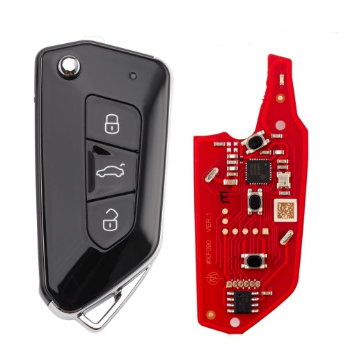 XHORSE	XKGA83EN All Black 3 Buttons Second Generation Universal Wired Remote 5pcs/lot