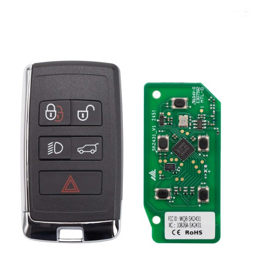 Autel IKEYLR005AL Land Rover Style Smart Key 315/433 MHz 5 Buttons