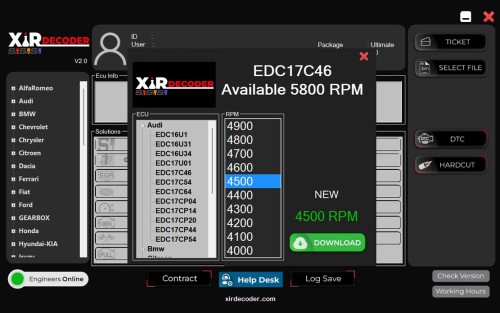 (30 Files Per Day) XirDecoder DTC - Chip Tuning - All Solutions Software Ultimate Version Supports Stage 1-2 Tuning