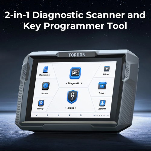 [US/EU Ship] TOPDON UltraDiag 8-Inch Bi-directional Control Key Programming & Scan Tool Support 30 Reset 100+ Vehicle Coverage 2 Years Update