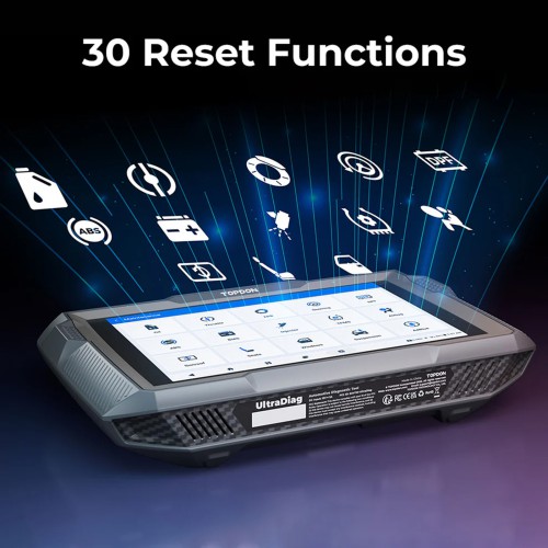 [US/EU Ship] TOPDON UltraDiag 8-Inch Bi-directional Control Key Programming & Scan Tool Support 30 Reset 100+ Vehicle Coverage 2 Years Update