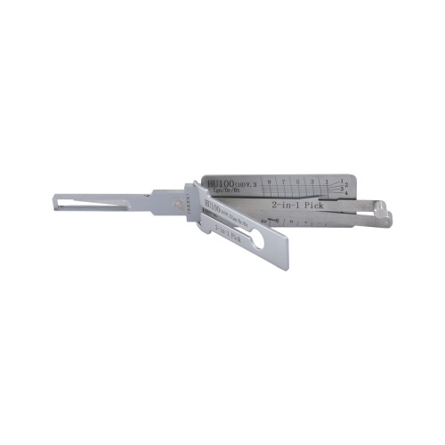 ABUDU HU100-10 Internal Milling Double Track Opening and Reading Two-in-One Tool, Tooth Depth (10-cut)