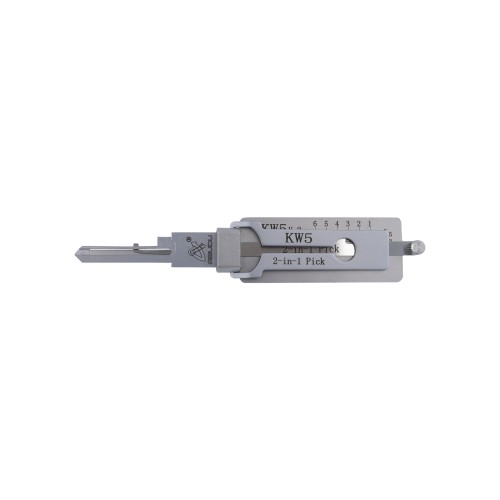 ABUDU KW5 Flat Milling Single Track Opening and Reading Teeth 2-in-1 Tool, Tooth Depth (6-cut) IC CARD: 312