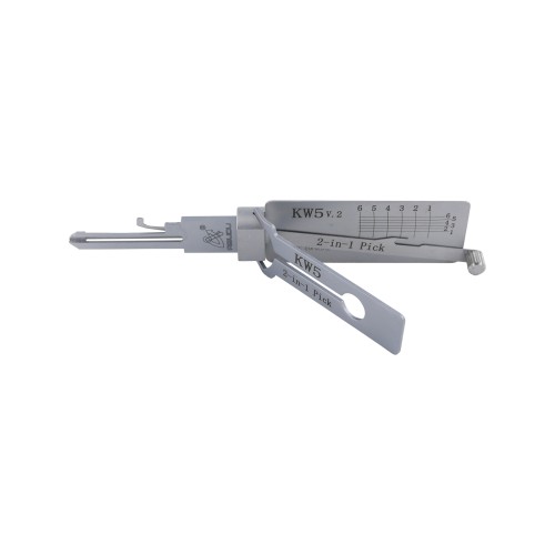 ABUDU KW5 Flat Milling Single Track Opening and Reading Teeth 2-in-1 Tool, Tooth Depth (6-cut) IC CARD: 312