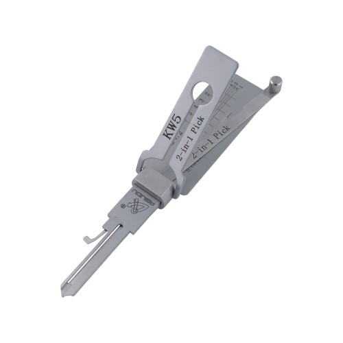 ABUDU KW5 Flat Milling Single Track Opening and Reading Teeth 2-in-1 Tool, Tooth Depth (6-cut) IC CARD: 312