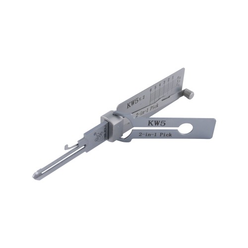 ABUDU KW5 Flat Milling Single Track Opening and Reading Teeth 2-in-1 Tool, Tooth Depth (6-cut) IC CARD: 312