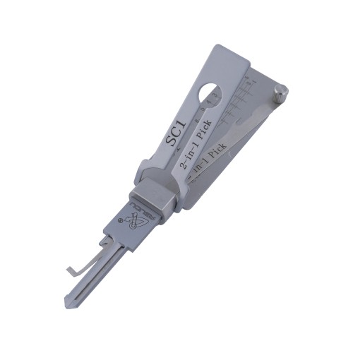 ABUDU SC1 (Schlage) Flat Milling Single Track Opening and Reading Teeth 2-in-1 Tool, Tooth Depth (5-cut) IC CARD: 871
