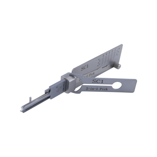 ABUDU SC1 (Schlage) Flat Milling Single Track Opening and Reading Teeth 2-in-1 Tool, Tooth Depth (5-cut) IC CARD: 871