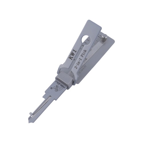 ABUDU KW1 Flat Milling Single Track Unlocking and Decoding 2-in-1 Tool, Tooth Depth (5-cut) IC CARD: 312