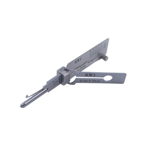 ABUDU KW1 Flat Milling Single Track Unlocking and Decoding 2-in-1 Tool, Tooth Depth (5-cut) IC CARD: 312