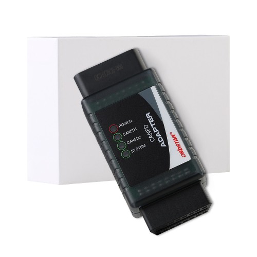 [US Ship Only] [Second-Handed] 90% New OBDSTAR CANFD CAN-FD Adapter Work with X300 DP Plus/ P50/ Pro4 Supports GM 2020 2021 and Hyundai Kia Airbag
