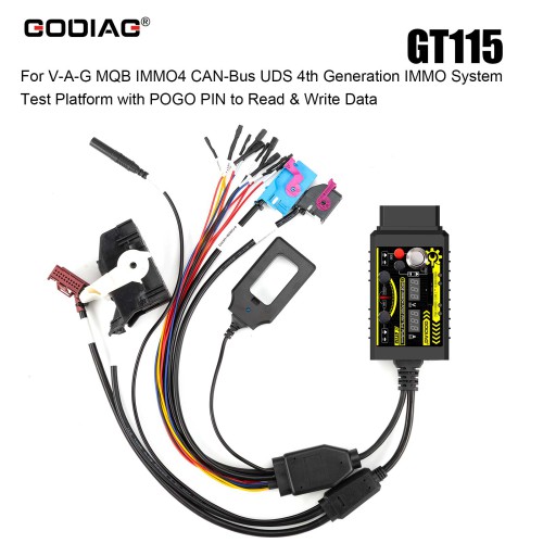 GODIAG GT115 For V-A-G MQB IMMO4 CAN-Bus UDS 4th Generation IMMO System Test Platform + GODIAG MQB Data Collector ELV/TCM DSG Gearbox Adapter
