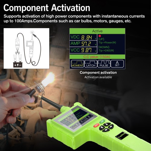 TOPDIAG P200Pro New Generation of Intelligent Circuit Detectors for all 9V-48V circuit system equipment
