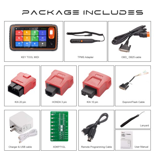 Xhorse VVDI Key Tool MIDI with IMMO and TPMS Function Basic Version