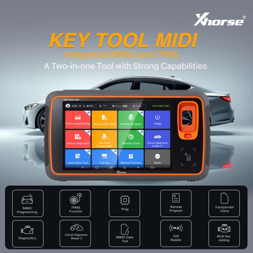 Xhorse VVDI Key Tool MIDI Advanced Version Integrated lMMO and TPMS