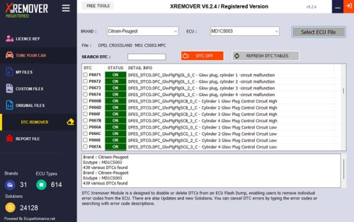 (7 Months) Xremover Chip Tuning Software Basic version 6 months Get 1 month Free 5 tuned files Per Day