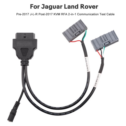 [EU Ship] For Jaguar Land Rover Pre-2017 J-L-R Post-2017 KVM RFA 2-in-1 Communication Test Cable