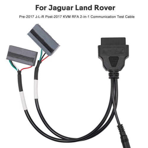 [EU Ship] For Jaguar Land Rover Pre-2017 J-L-R Post-2017 KVM RFA 2-in-1 Communication Test Cable