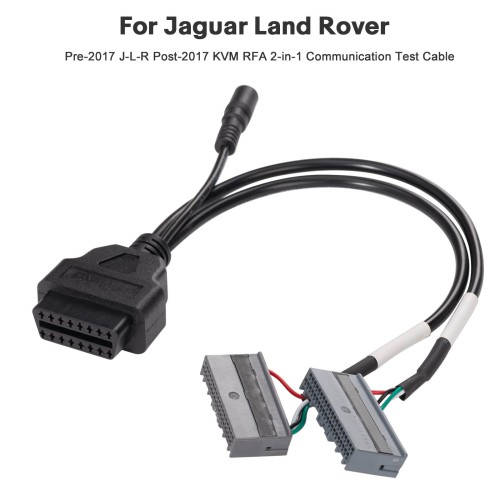 [EU Ship] For Jaguar Land Rover Pre-2017 J-L-R Post-2017 KVM RFA 2-in-1 Communication Test Cable