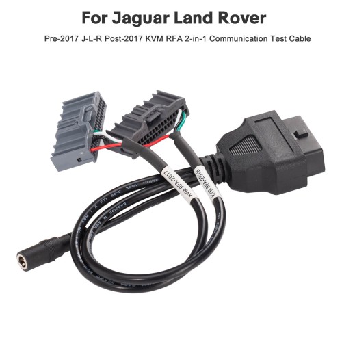 [EU Ship] For Jaguar Land Rover Pre-2017 J-L-R Post-2017 KVM RFA 2-in-1 Communication Test Cable