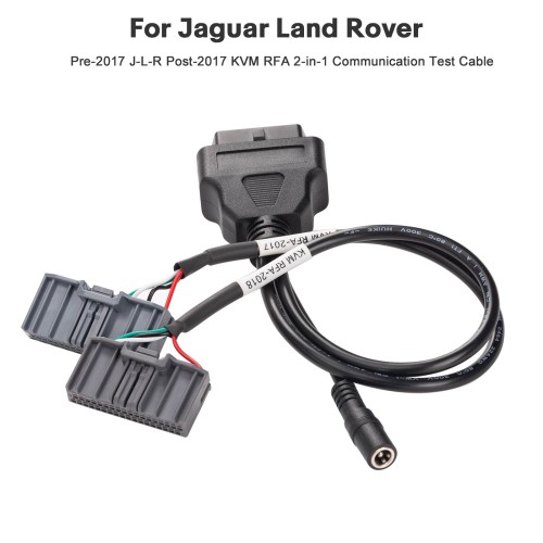 [EU Ship] For Jaguar Land Rover Pre-2017 J-L-R Post-2017 KVM RFA 2-in-1 Communication Test Cable