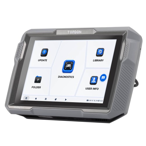 TOPDON UltraDiag Moto 8-inch Wireless Motorcycle Diagnostic Tool Support Bi-directional Control, Maintenance Resets, Wireless Connectivity