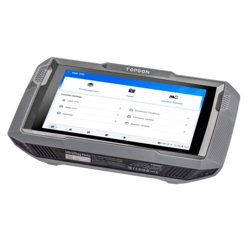 TOPDON UltraDiag Moto 8-inch Wireless Motorcycle Diagnostic Tool Support Bi-directional Control, Maintenance Resets, Wireless Connectivity