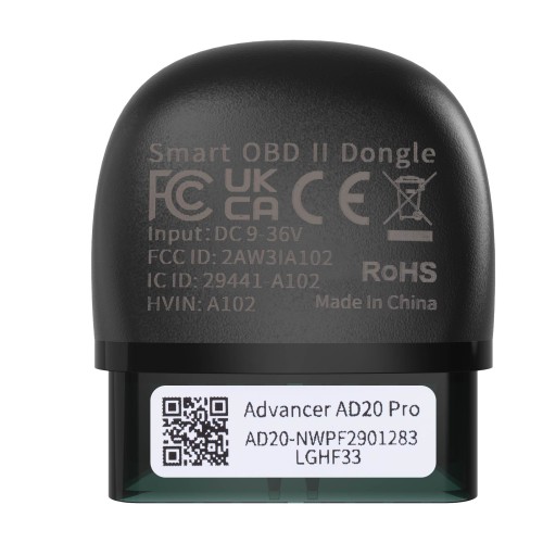 XTOOL AD20 PRO Obd2 Automotive Diagnostic Tool Bluetooth obd2 Scanner Auto All Systems DIagnosis Battery Test Colorful HUD