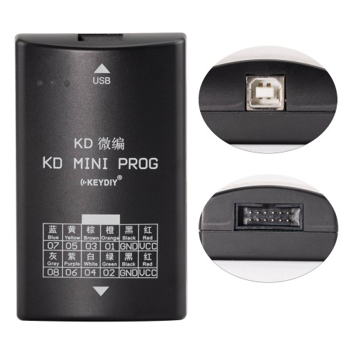 KEYDIY KD MINI PROG（With C2 Adapter) Read Data Support VW MQB Work with KD-MATE to Add Key With All Keys Lost
