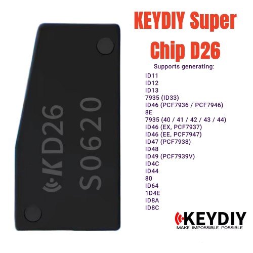 KEYDIY Super Chip Supports Generating 8A 8C PCF7935 PCF7936 ID46 ID47 ID48 ID49 ID4D 10pcs/lot