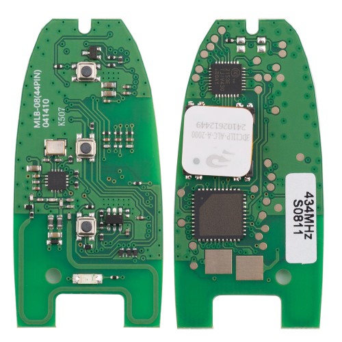 KEYDIY MLB08 Audi Style MLB Smart Key PCB 434MHz OEM Solution + Key Shell Full Key Works with Keydiy KD-MP, VVDI MLB Tool