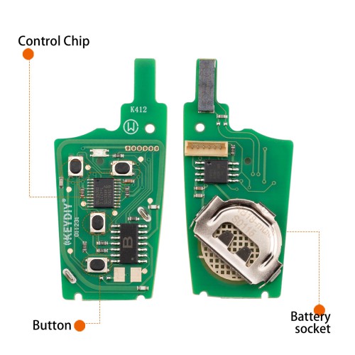 KEYDIY KD NB18-3 Universal Flip Remote Key 3 Buttons for Chevrolet Type 5pcs/lot