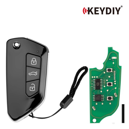 KEYDIY KD NB33-3 Universal Flip Remote Key 3 Buttons for VW Type 5pcs/lot
